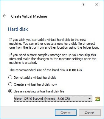 clear linux intel