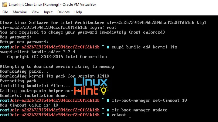 clear linux intel