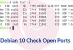 Debian 10 Check Open Ports